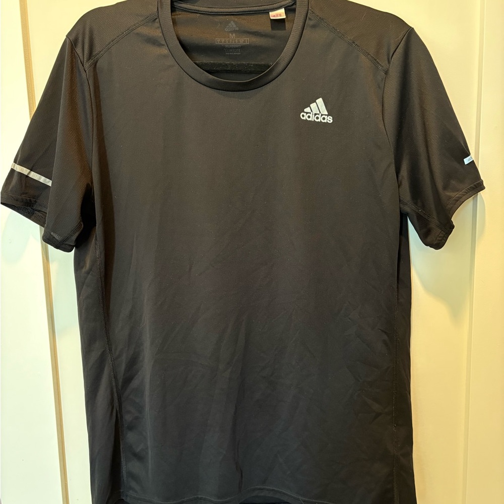 Adidas Men's Black Running Tee